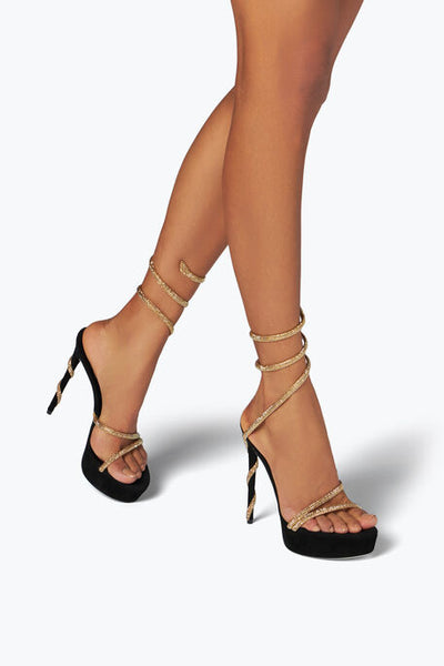 MARGOT JEWEL SANDALS SNAKE