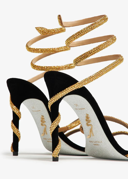 MARGOT JEWEL SANDALS SNAKE