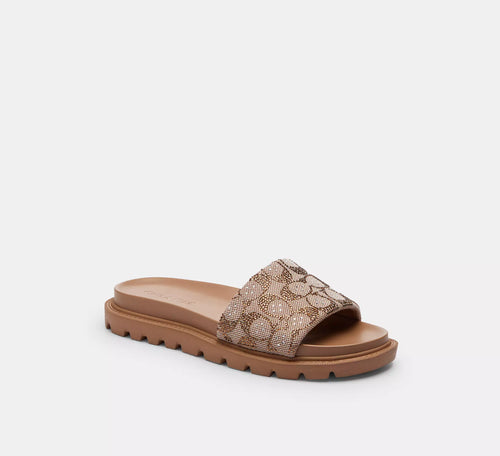 Brynn Slide In Crystal Signature Jacquard