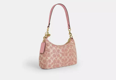 Teri Shoulder Bag In Signature Beaded Satin