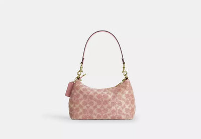 Teri Shoulder Bag In Signature Beaded Satin