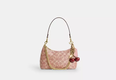 Teri Shoulder Bag In Signature Beaded Satin