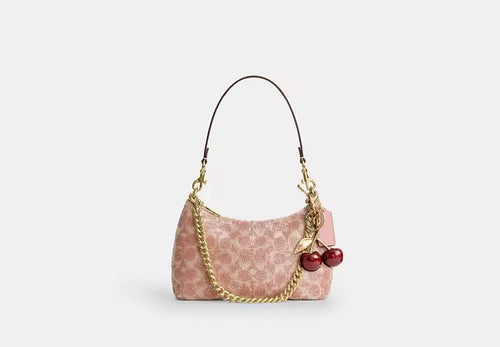 Teri Shoulder Bag In Signature Beaded Satin