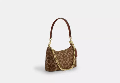 Teri Shoulder Bag In Signature Beaded Satin
