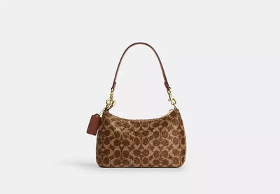 Beaded Signature/Gold/Tan