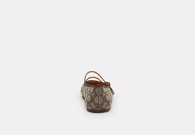 Double Buckle Mary Jane In Signature Jacquard